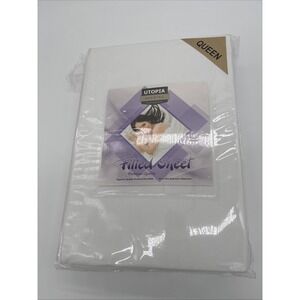 Utopia Bedding Brushed Microfiber Fitted Sheet,Size Queen, Brand New‎ Sealed